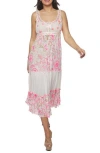 Ranee's Ranees Tier Maxi Sundress In Pink