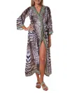 RANEE'S WOMEN'S ANIMAL PRINT WRAP COVERUP