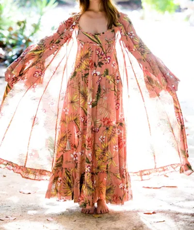 Ranee's Women's Barcelona Robe In Blush In Multi