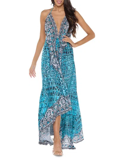 RANEE'S WOMEN'S HALTER MAXI DRESS