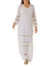 Ranee's Women's Lace Maxi Coverup Dress In White