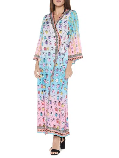 Ranee's Women's Lady Bug Duster Cover Up In Multi