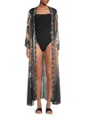 RANEE'S WOMEN'S PRINT KIMONO COVER-UP