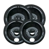 Range Kleen 4-pk. Drip Bowl In Black