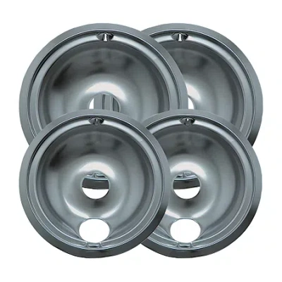 Range Kleen 4-pk. Drip Bowl In Silver