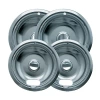 Range Kleen 4-pk. Drip Bowl In Silver