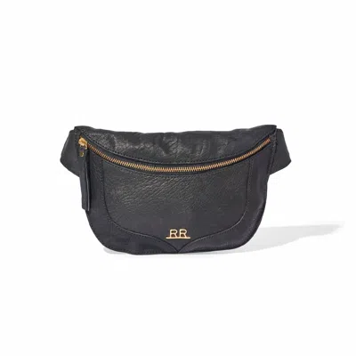 Range Revolution Women's Black Leather Belt Bag