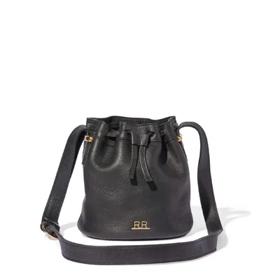 Range Revolution Women's Black Leather Petite Bucket Bag