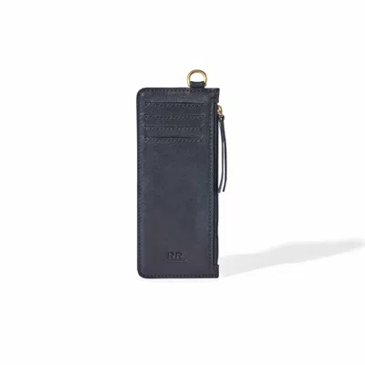 Range Revolution Women's Black Leather Slim Wallet