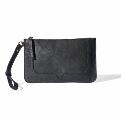 Range Revolution Women's Black Leather Wristlet