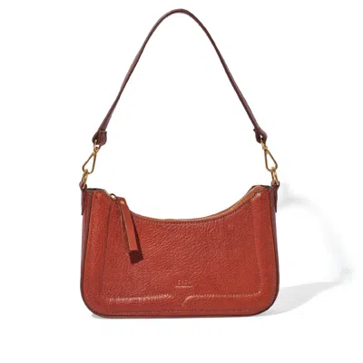 Range Revolution Women's Brown Mahogany Western Baguette Shoulder Bag