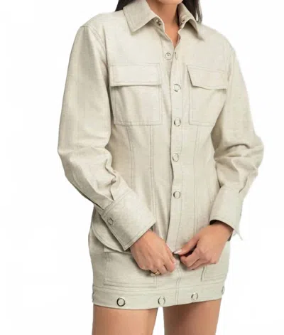 Rangel Ash Skirt In Khaki In Green