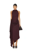 Rangel Julia Dress In Wine
