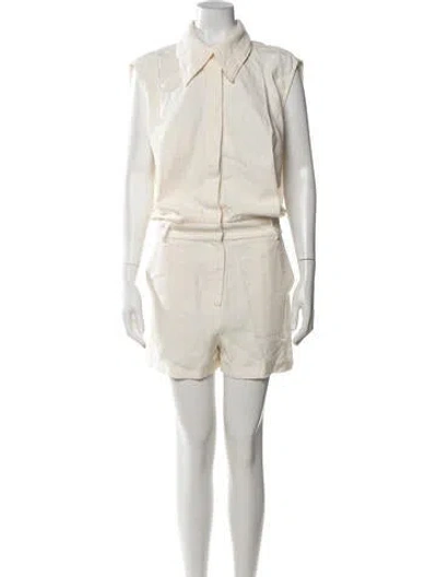 Pre-owned Rangel Patterned Jumpsuit In Neutrals