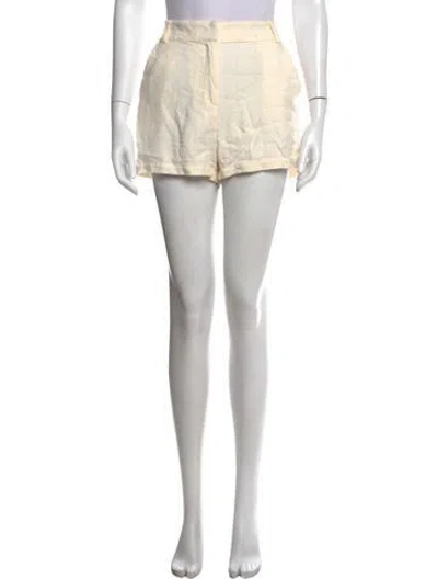 Pre-owned Rangel Patterned Mini Shorts In Neutrals