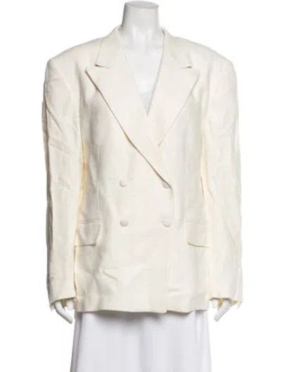 Pre-owned Rangel Tweed Pattern Blazer In Neutrals