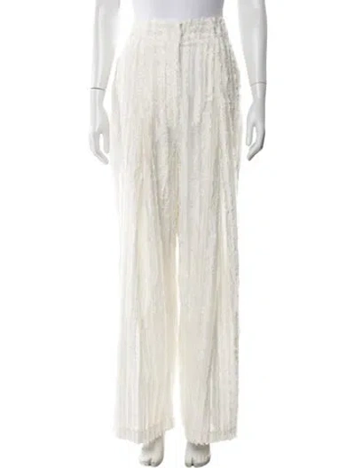 Pre-owned Rangel Wide Leg Pants In Neutral