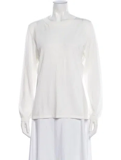 Pre-owned Rani Arabella Cashmere Crew Neck Sweater In Neutrals