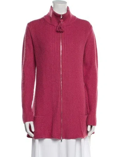Pre-owned Rani Arabella Cashmere Jacket In Pink