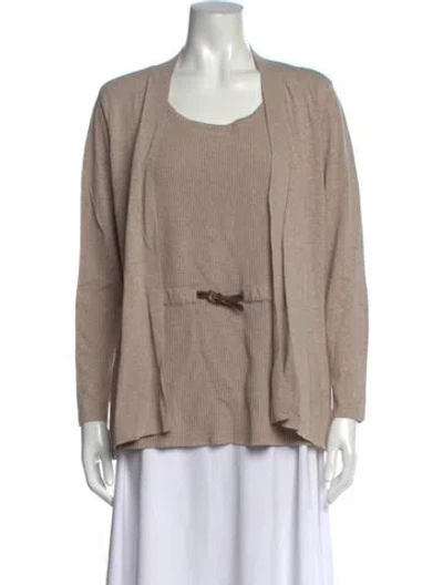Pre-owned Rani Arabella Crew Neck Sweater In Neutral