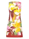 Rani Arabella Floral Sleeveless Mini Dress In Multi