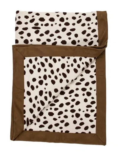 Pre-owned Rani Arabella Throw Blanket In Brown