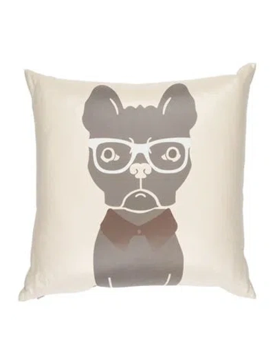 Pre-owned Rani Arabella Throw Pillow In Brown