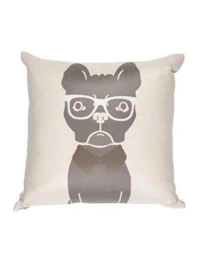 Pre-owned Rani Arabella Throw Pillow In Brown