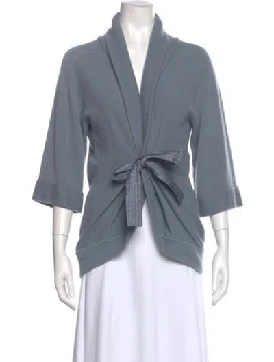 Pre-owned Rani Arabella V-neck Sweater In Blue