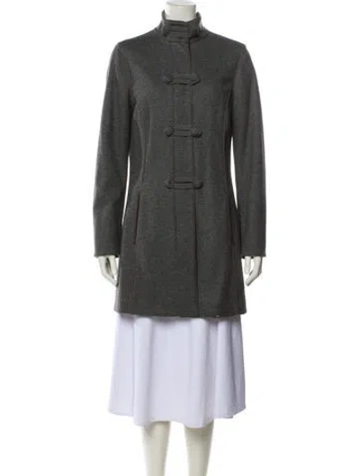 Pre-owned Rani Arabella Wool Coat In Gray