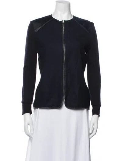 Pre-owned Rani Arabella Wool Jacket In Blue