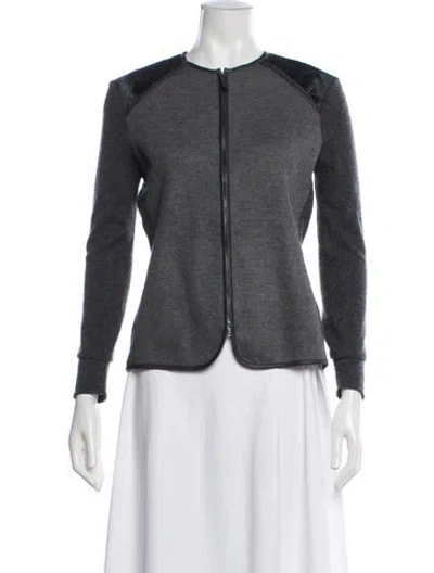 Pre-owned Rani Arabella Wool Jacket In Grey
