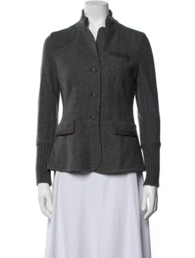 Pre-owned Rani Arabella Wool Jacket In Grey