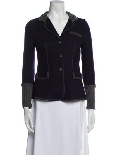 Pre-owned Rani Arabella Wool Sweater In Blue