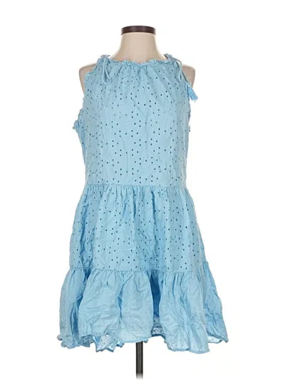 Pre-owned Ranna Gill Casual Dress In Blue