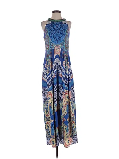 Pre-owned Ranna Gill Casual Dress In Blue