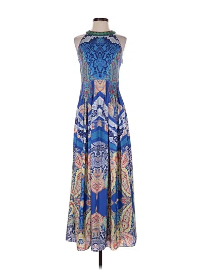 Pre-owned Ranna Gill Casual Dress In Blue