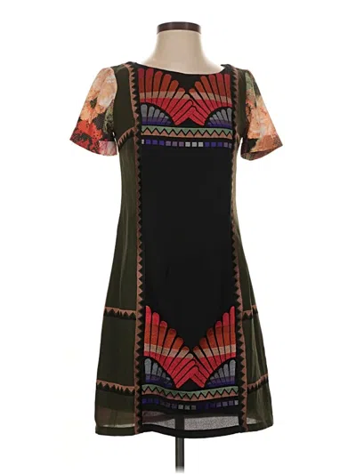 Pre-owned Ranna Gill Casual Dress In Brown