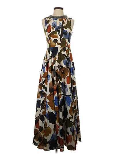 Pre-owned Ranna Gill Casual Dress In Brown