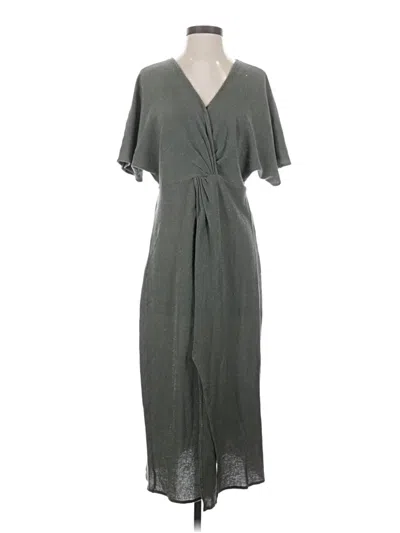 Pre-owned Ranna Gill Casual Dress In Gray