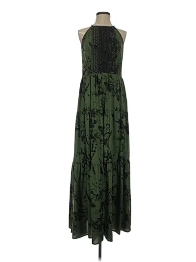 Pre-owned Ranna Gill Casual Dress In Green