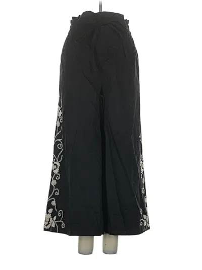 Pre-owned Ranna Gill Casual Pants In Black