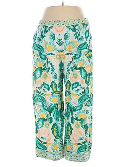 Pre-owned Ranna Gill Casual Pants In Green