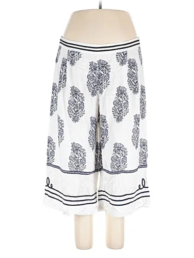 Pre-owned Ranna Gill Casual Pants In White