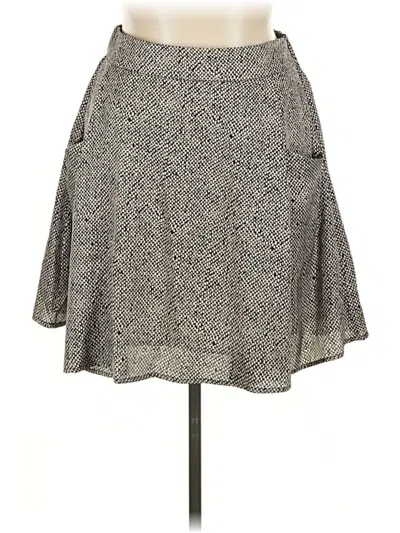 Pre-owned Ranna Gill Casual Skirt In Gray