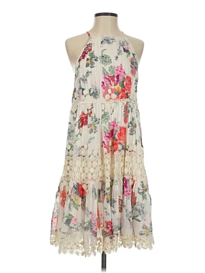 Pre-owned Ranna Gill Cocktail Dress In Ivory