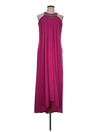 Pre-owned Ranna Gill Cocktail Dress In Purple