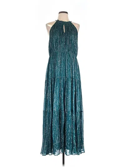 Pre-owned Ranna Gill Cocktail Dress In Teal