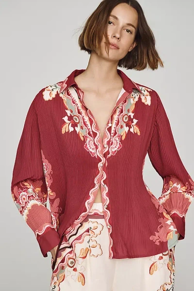 Ranna Gill Collared Blouse In Multi