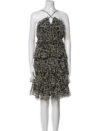 Pre-owned Ranna Gill Daisy Mini Dress In Multi